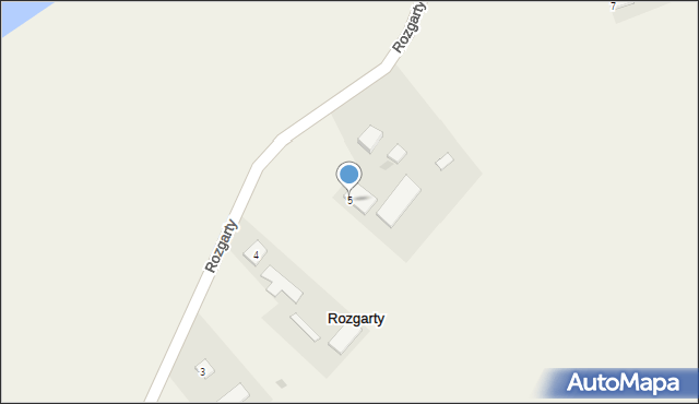 Rozgarty, Rozgarty, 5, mapa Rozgarty