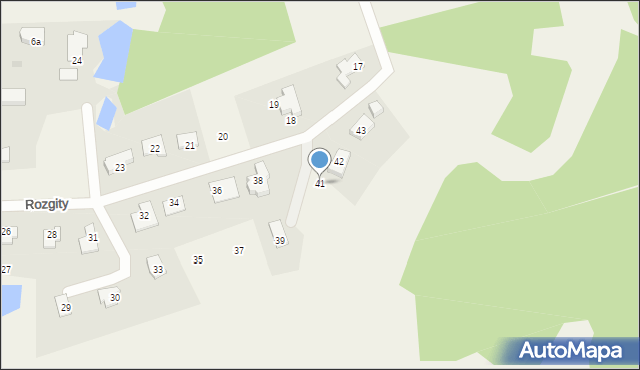 Rozgity, Rozgity, 41, mapa Rozgity