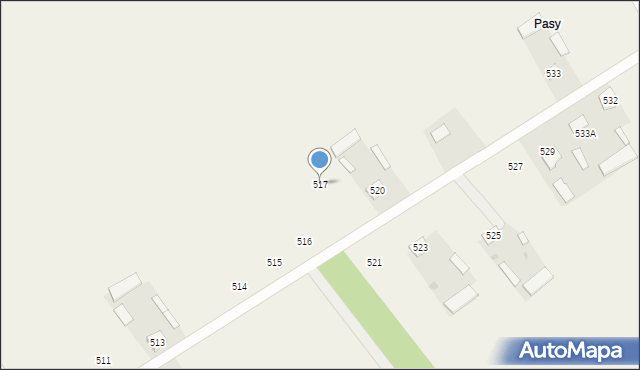 Rozkopaczew, Rozkopaczew, 517, mapa Rozkopaczew