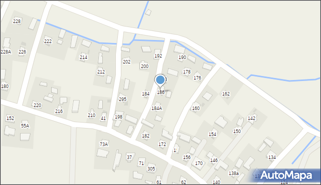 Rożniatów, Rożniatów, 186, mapa Rożniatów