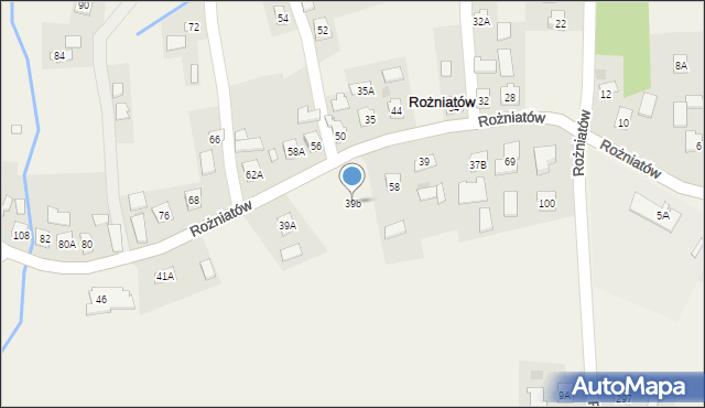 Rożniatów, Rożniatów, 39b, mapa Rożniatów