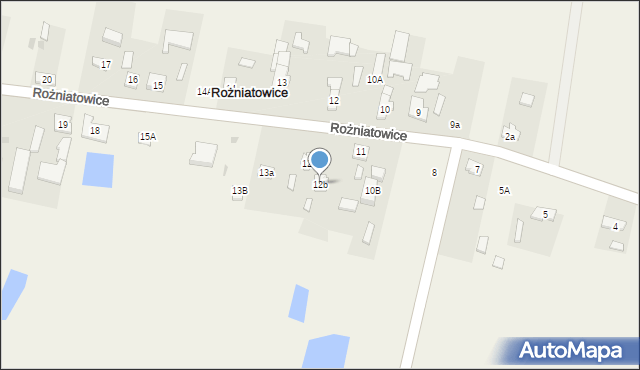 Rożniatowice, Rożniatowice, 12b, mapa Rożniatowice