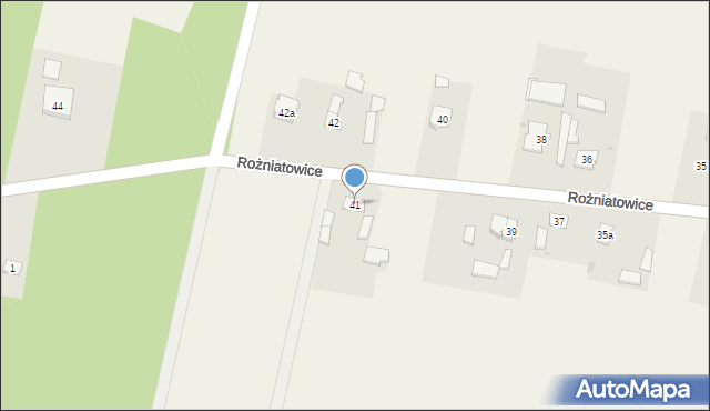 Rożniatowice, Rożniatowice, 41, mapa Rożniatowice