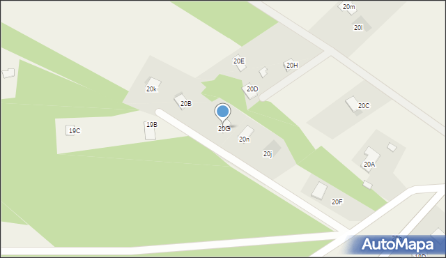 Rozniszew, Rozniszew, 20G, mapa Rozniszew