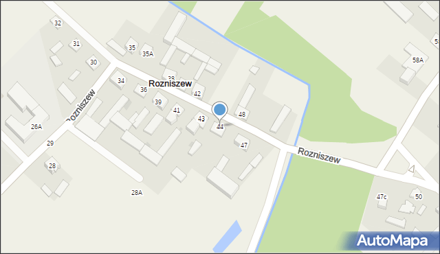 Rozniszew, Rozniszew, 44, mapa Rozniszew