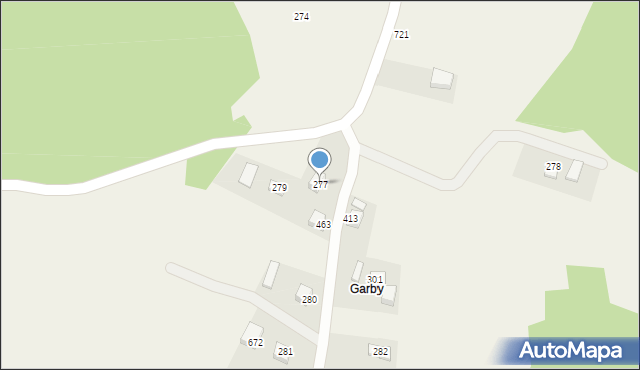 Rożnów, Rożnów, 277, mapa Rożnów