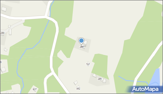 Rożnów, Rożnów, 286, mapa Rożnów