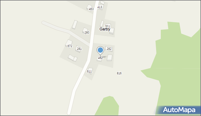 Rożnów, Rożnów, 462, mapa Rożnów