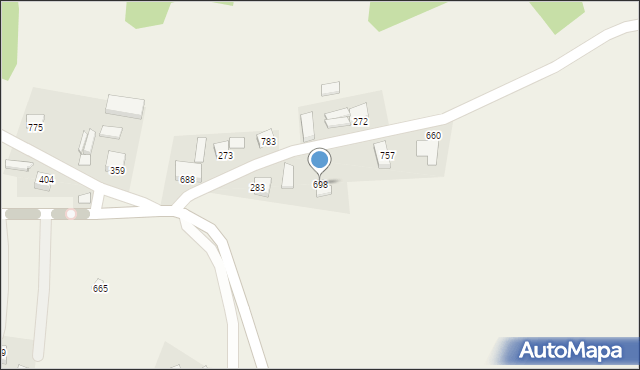 Rożnów, Rożnów, 698, mapa Rożnów