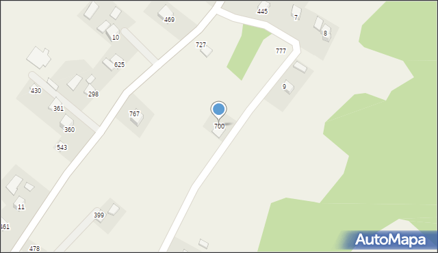 Rożnów, Rożnów, 700, mapa Rożnów