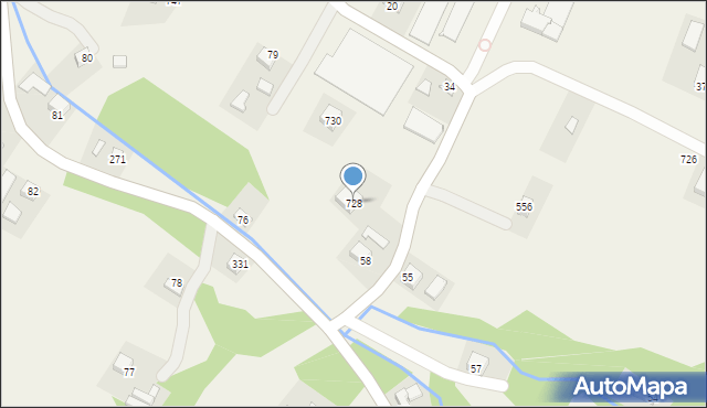 Rożnów, Rożnów, 728, mapa Rożnów