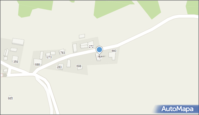 Rożnów, Rożnów, 757, mapa Rożnów