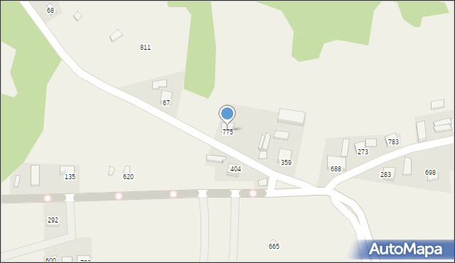 Rożnów, Rożnów, 775, mapa Rożnów