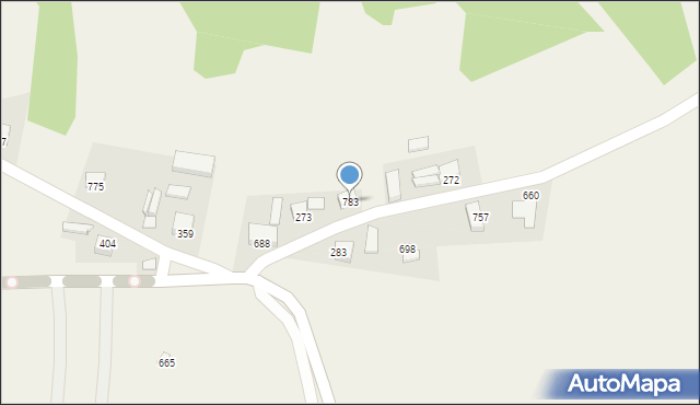 Rożnów, Rożnów, 783, mapa Rożnów