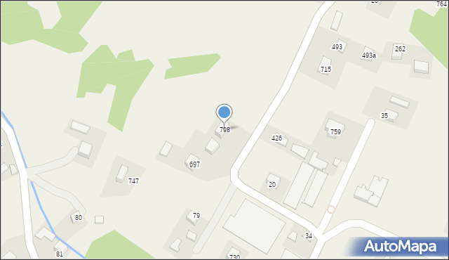 Rożnów, Rożnów, 798, mapa Rożnów