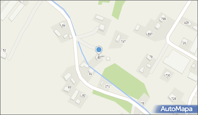 Rożnów, Rożnów, 80, mapa Rożnów