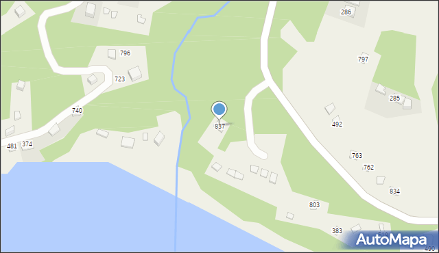 Rożnów, Rożnów, 837, mapa Rożnów