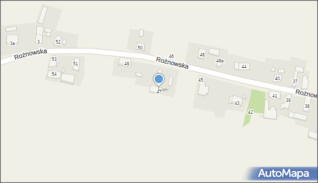 Rożnów, Rożnów, 47, mapa Rożnów