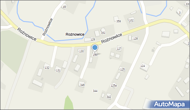 Rożnowice, Rożnowice, 150, mapa Rożnowice
