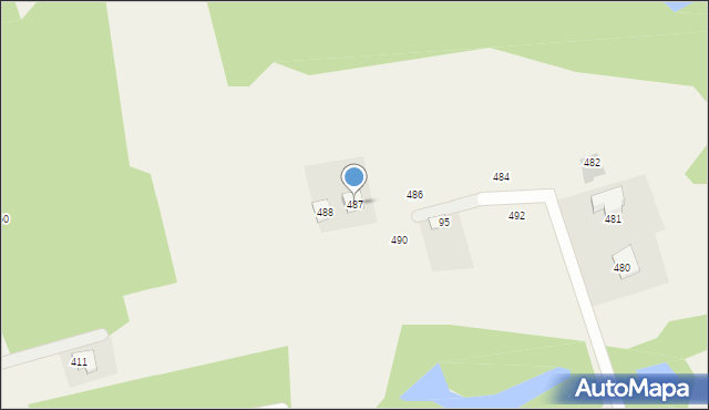 Różnowo, Różnowo, 487, mapa Różnowo