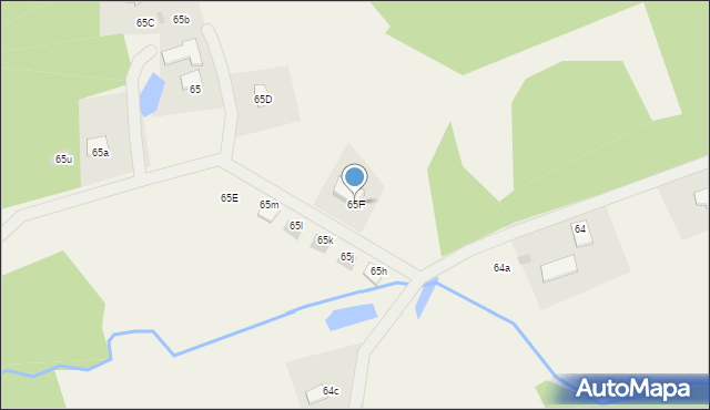 Różnowo, Różnowo, 65F, mapa Różnowo