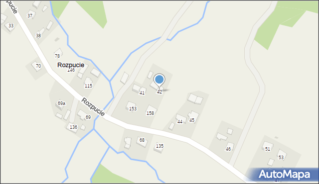 Rozpucie, Rozpucie, 42, mapa Rozpucie