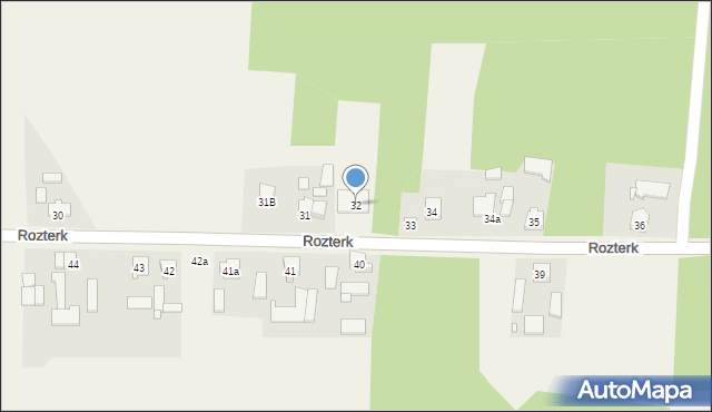 Rozterk, Rozterk, 32, mapa Rozterk