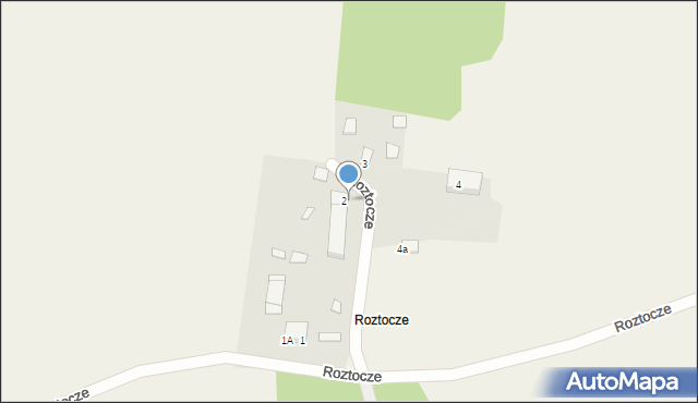 Roztocze, Roztocze, 2A, mapa Roztocze