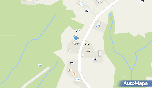 Roztoka-Brzeziny, Roztoka-Brzeziny, 239, mapa Roztoka-Brzeziny