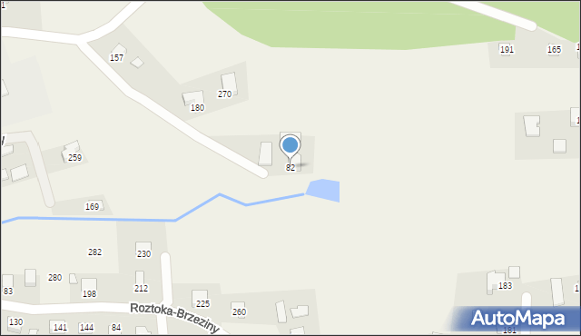 Roztoka-Brzeziny, Roztoka-Brzeziny, 82, mapa Roztoka-Brzeziny