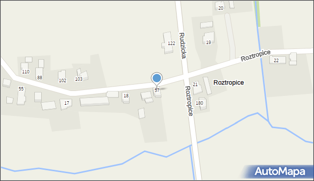 Roztropice, Roztropice, 57, mapa Roztropice