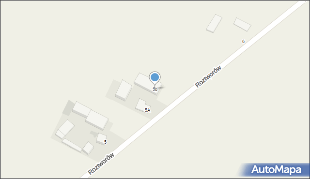 Roztworów, Roztworów, 5b, mapa Roztworów