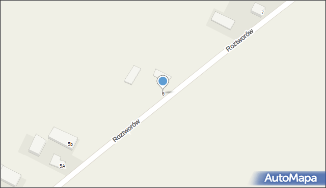 Roztworów, Roztworów, 6, mapa Roztworów