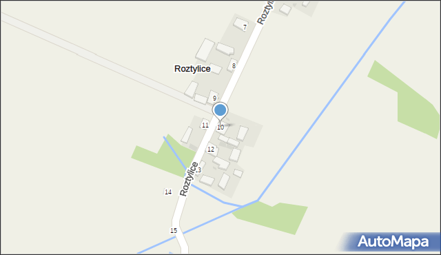 Roztylice, Roztylice, 10, mapa Roztylice