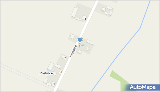 Roztylice, Roztylice, 6, mapa Roztylice