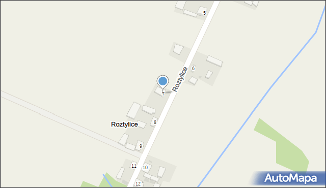 Roztylice, Roztylice, 7, mapa Roztylice