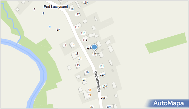 Rożubowice, Rożubowice, 112, mapa Rożubowice