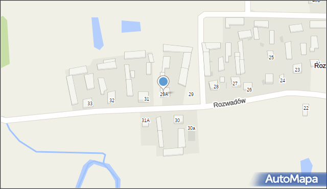 Rozwadów, Rozwadów, 29A, mapa Rozwadów