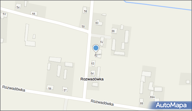 Rozwadówka, Rozwadówka, 62, mapa Rozwadówka