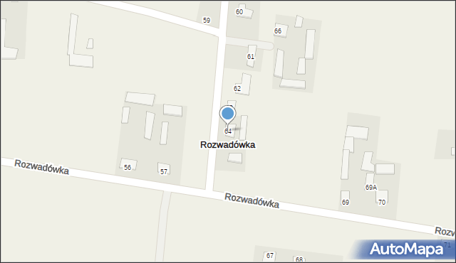 Rozwadówka, Rozwadówka, 64, mapa Rozwadówka