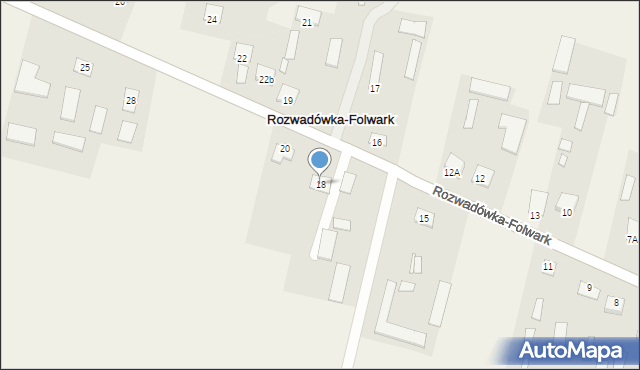 Rozwadówka-Folwark, Rozwadówka-Folwark, 18, mapa Rozwadówka-Folwark