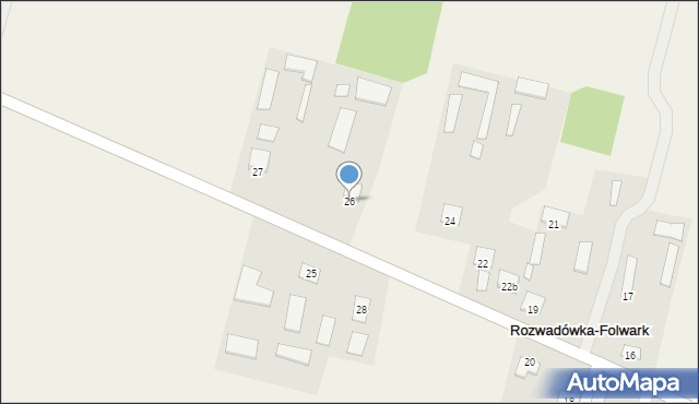 Rozwadówka-Folwark, Rozwadówka-Folwark, 26, mapa Rozwadówka-Folwark