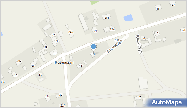 Rozwarzyn, Rozwarzyn, 23, mapa Rozwarzyn