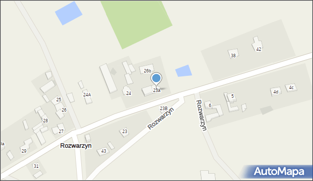 Rozwarzyn, Rozwarzyn, 23a, mapa Rozwarzyn