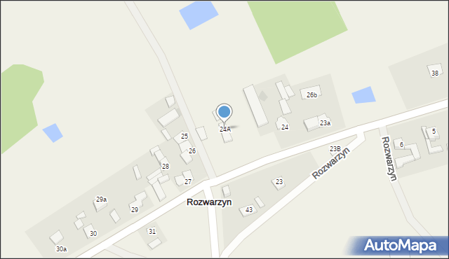 Rozwarzyn, Rozwarzyn, 24A, mapa Rozwarzyn