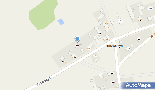 Rozwarzyn, Rozwarzyn, 29a, mapa Rozwarzyn