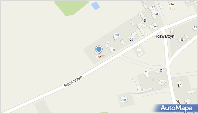 Rozwarzyn, Rozwarzyn, 30a, mapa Rozwarzyn
