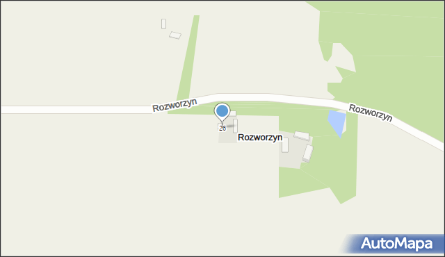 Rozworzyn, Rozworzyn, 26, mapa Rozworzyn