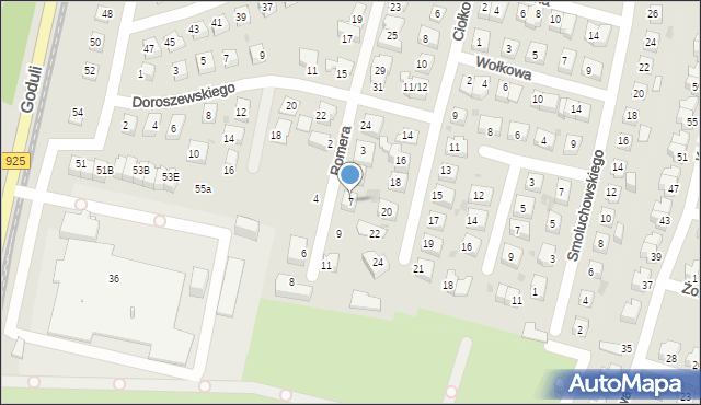 Ruda Śląska, Romera Eugeniusza, prof., 7, mapa Rudy Śląskiej