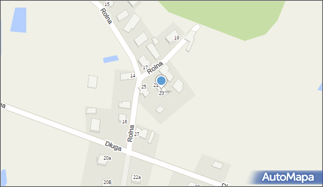 Rudzienice, Rolna, 23, mapa Rudzienice